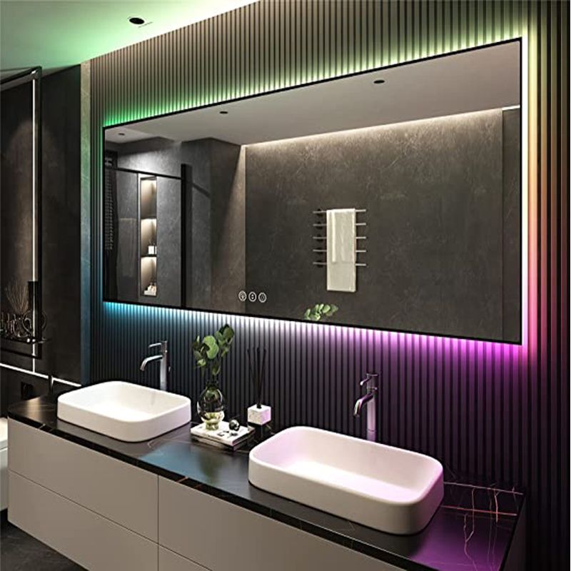 Functionalities of RGB Backlit Bathroom Mirror