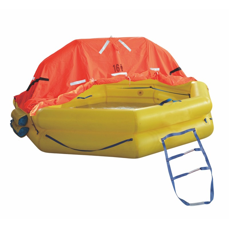 Exploring the Innovation of Throwing TPU Composite Adhesive Inflatable Life Rafts