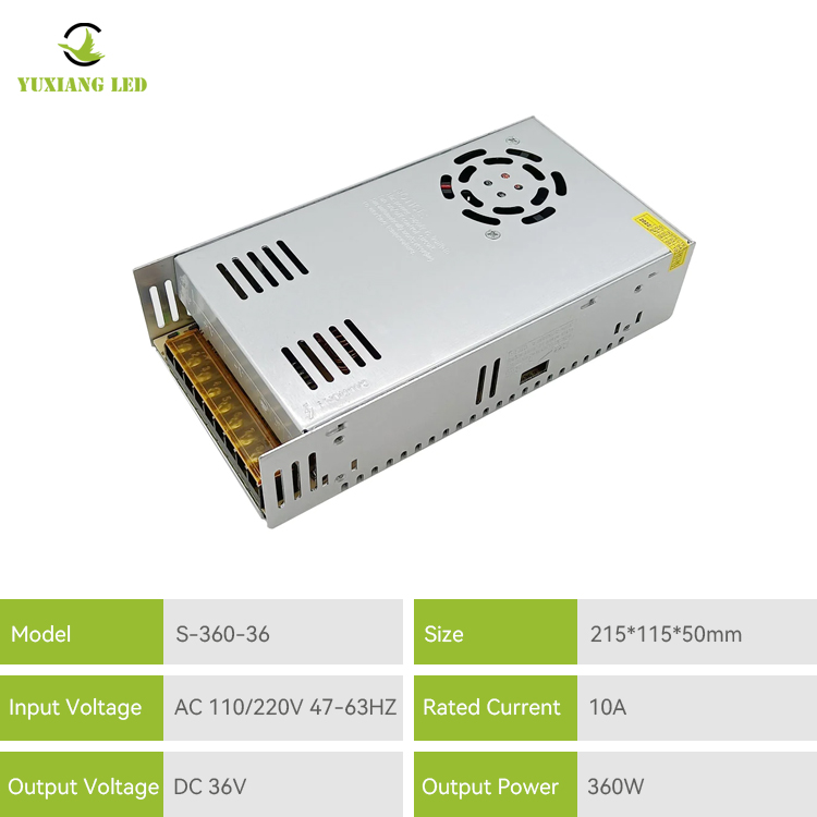 Why We Recommend the 36V 360W Switching Power Supply for Reliable Performance